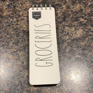 RAE DUNN “GROCERIES.” Notepad